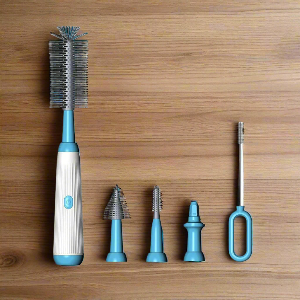 Multipurpose Silicone Cordless Infants Baby Bottle Brushes