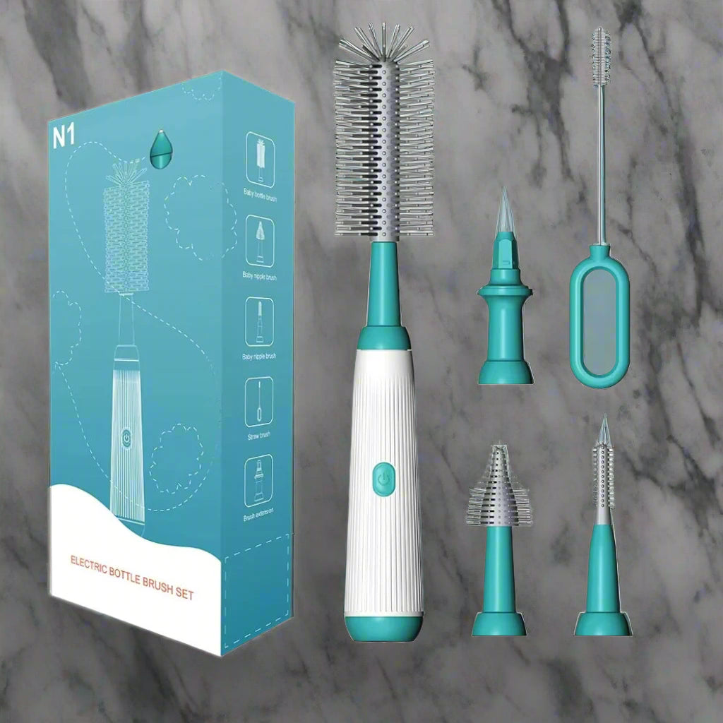 Multipurpose Silicone Cordless Infants Baby Bottle Brushes