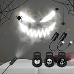 Halloween USB Projector Light 360 Degree Rotating Switchable Ghost Night Light