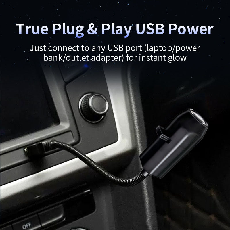 Halloween USB Projector Light 360 Degree Rotating Switchable Ghost Night Light