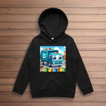 Garbage Truck Youth Hoodie