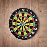 16" Dartboard Dart Board with Magnetic Darts Kids Toy Gift