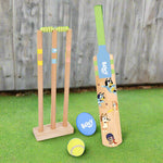 Bluey Wooden Cricket Set