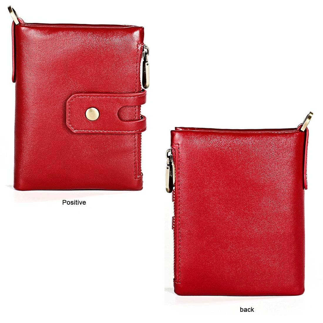Men Rfid Leather Wallet with Card Slots - Black