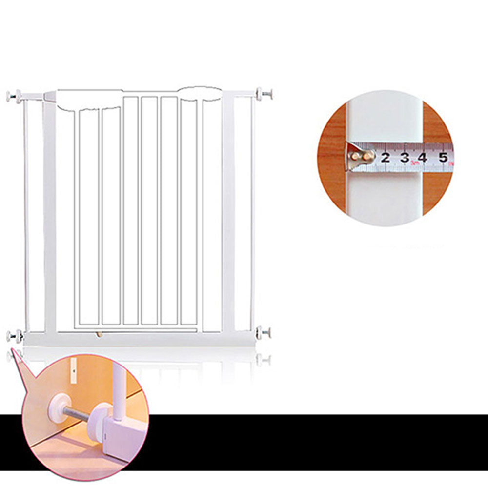 Adjustable Baby and Pet Security Gate with Auto Close Swing Door