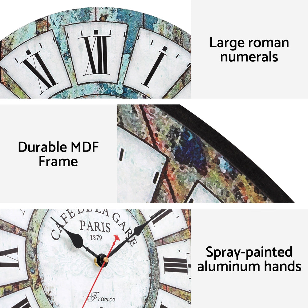 Rustic Wall Clock - 40cm