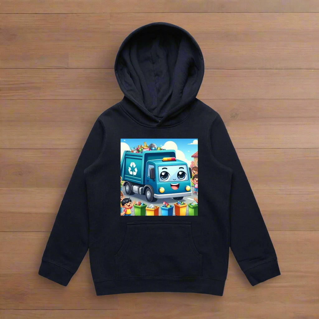 Garbage Truck Youth Hoodie