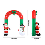 Christmas Inflatable Archway with LED Lights