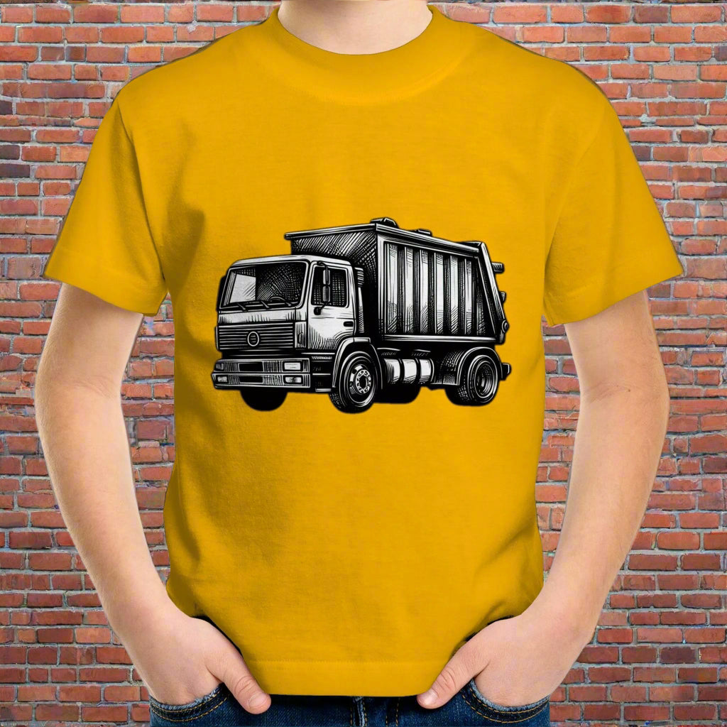 Rubbish Truck Kids T-Shirt