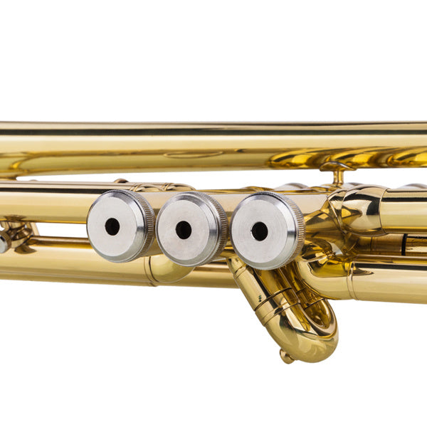Drop B Tone Adjustable Trumpet, Gloves and Trumpet Box Set Plaint Golden