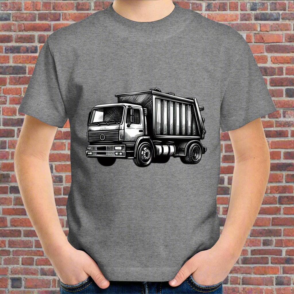 Rubbish Truck Kids T-Shirt