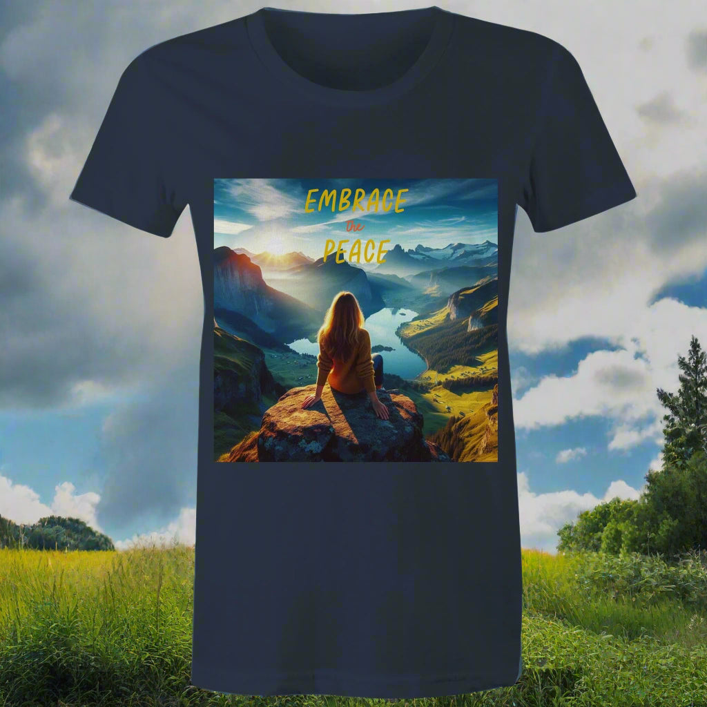 Embrace The Peace - Women's Maple Tee