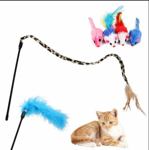 33x Cat Toys Durable Cotton Rope Pull Teeth Clean Chew Toy Set