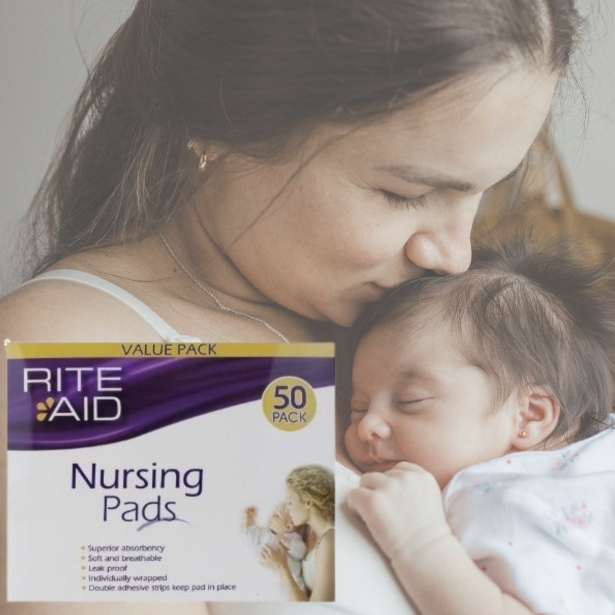 Rite Aid Nursing Pads 50 Pack Bulk Value