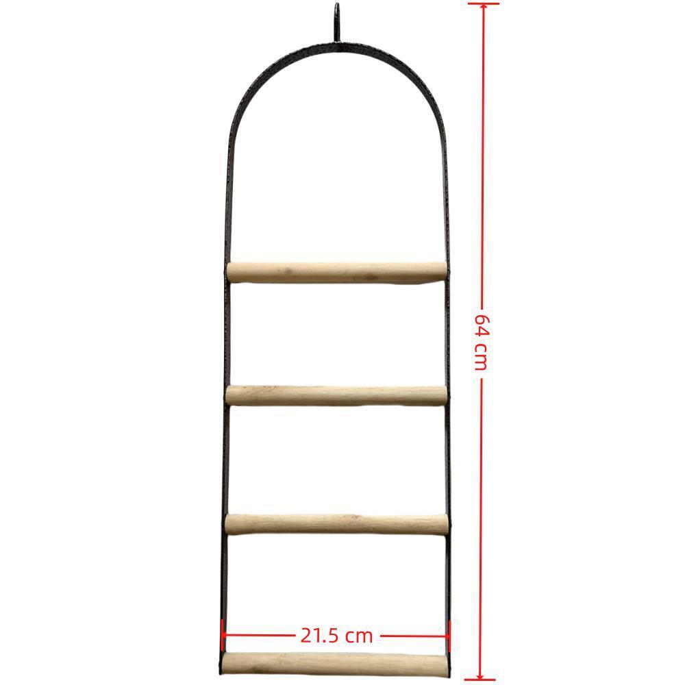 YES4PETS Bird Cage Jumbo Swing Set Metal Arch Frame Wood Perch Canary Pet Parrot Hanging Toy