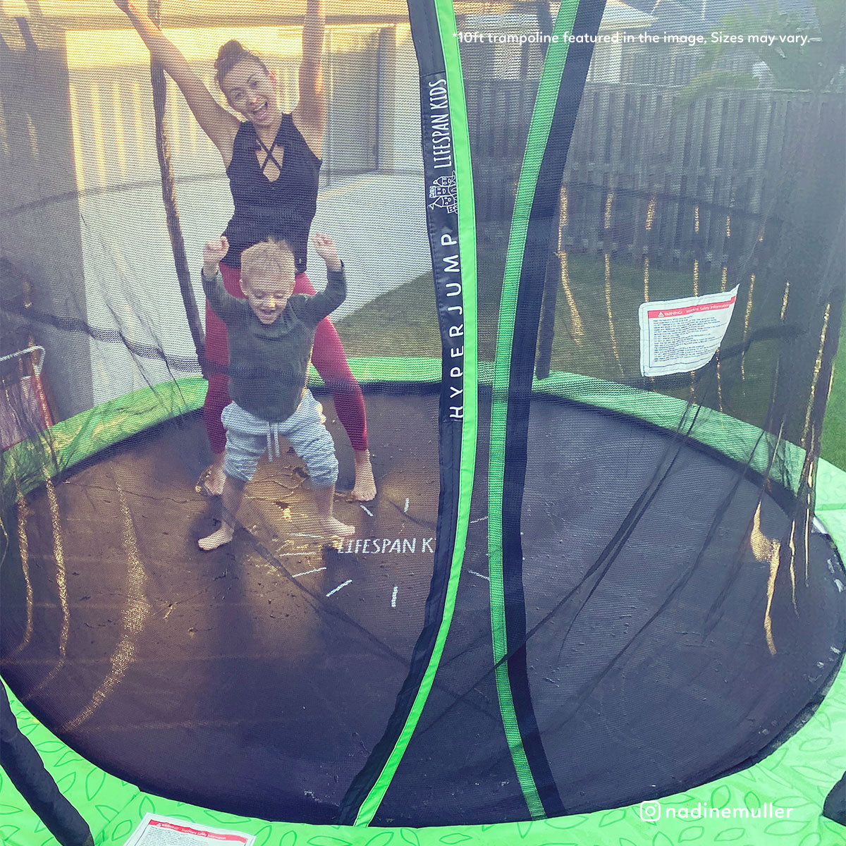 Lifespan Kids HyperJump3 - 8ft or 10ft Springless Trampoline