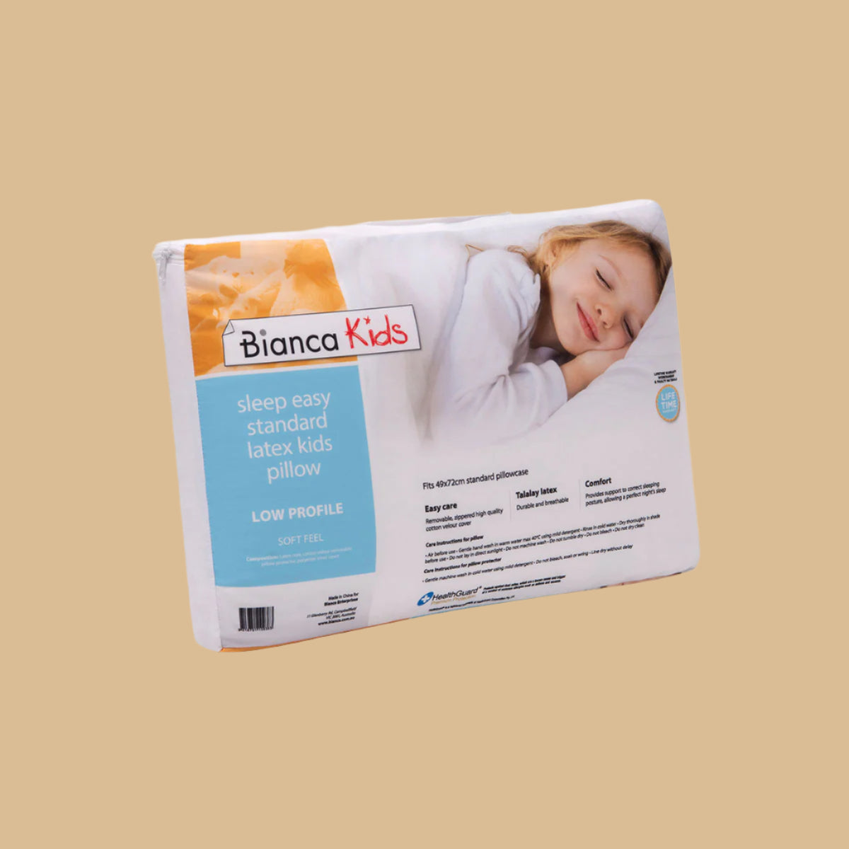 Bianca Talalay Latex Kids Pillow & Cotton Cover