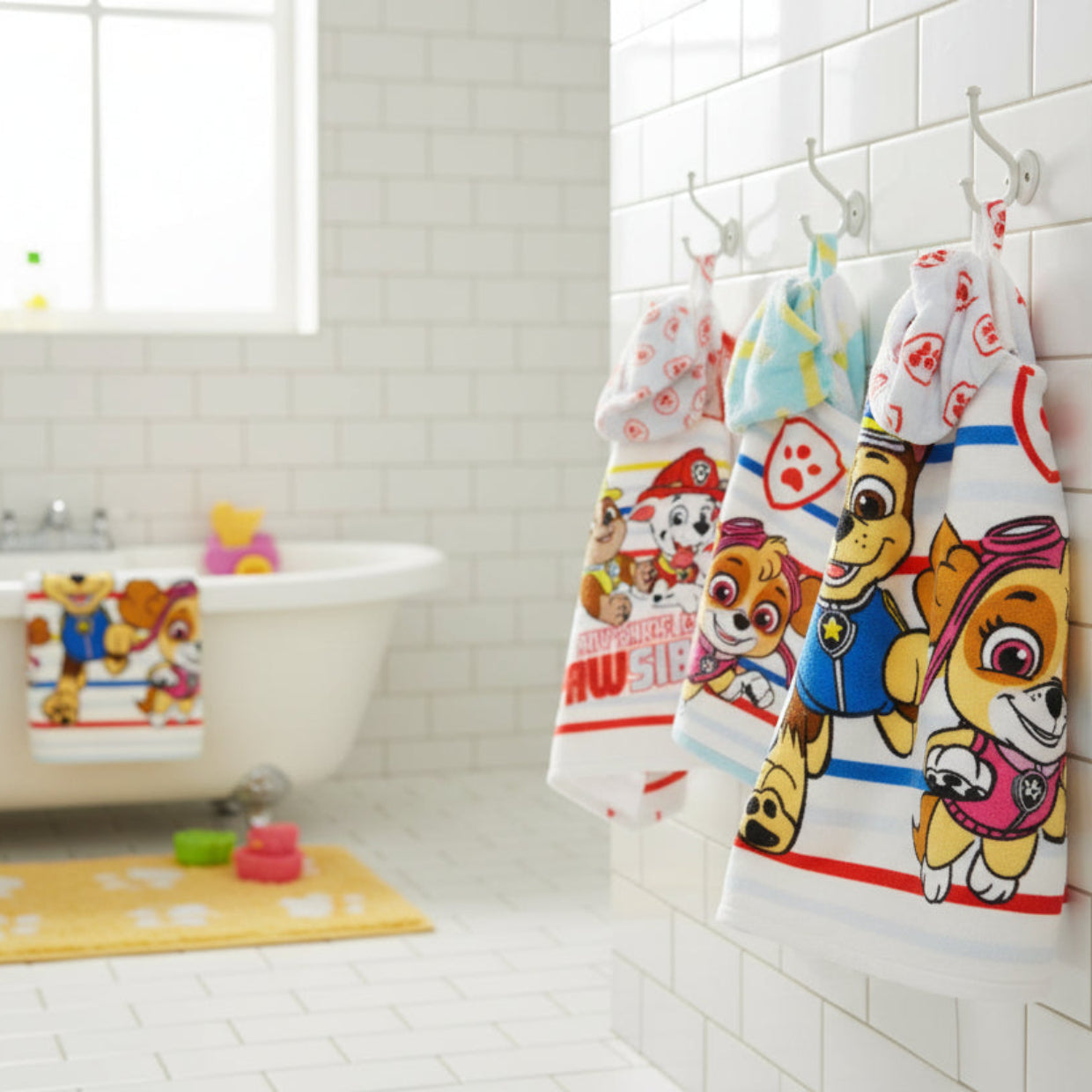 Caprice Paw Patrol Cotton Hooded Licensed Towel 60 x 120 cm