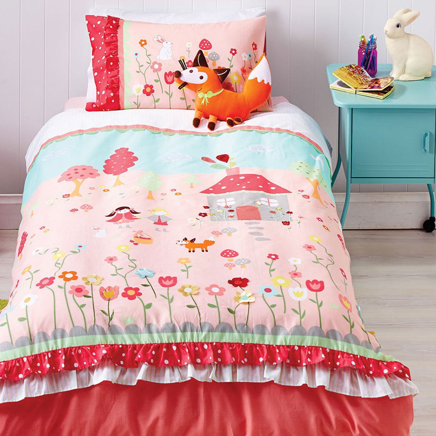 Little Red Riding Hood Quilt Cover Set - Single