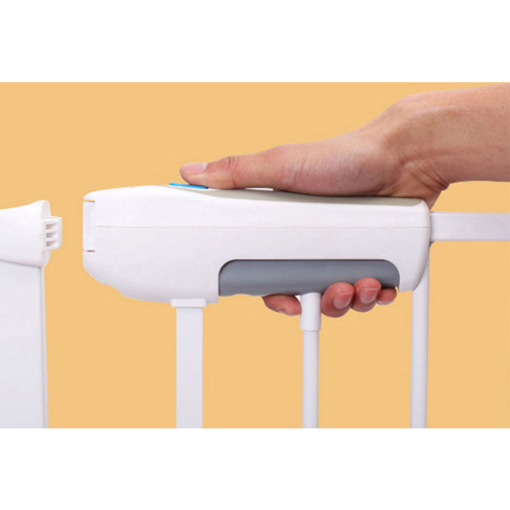 Adjustable Baby and Pet Security Gate with Auto Close Swing Door