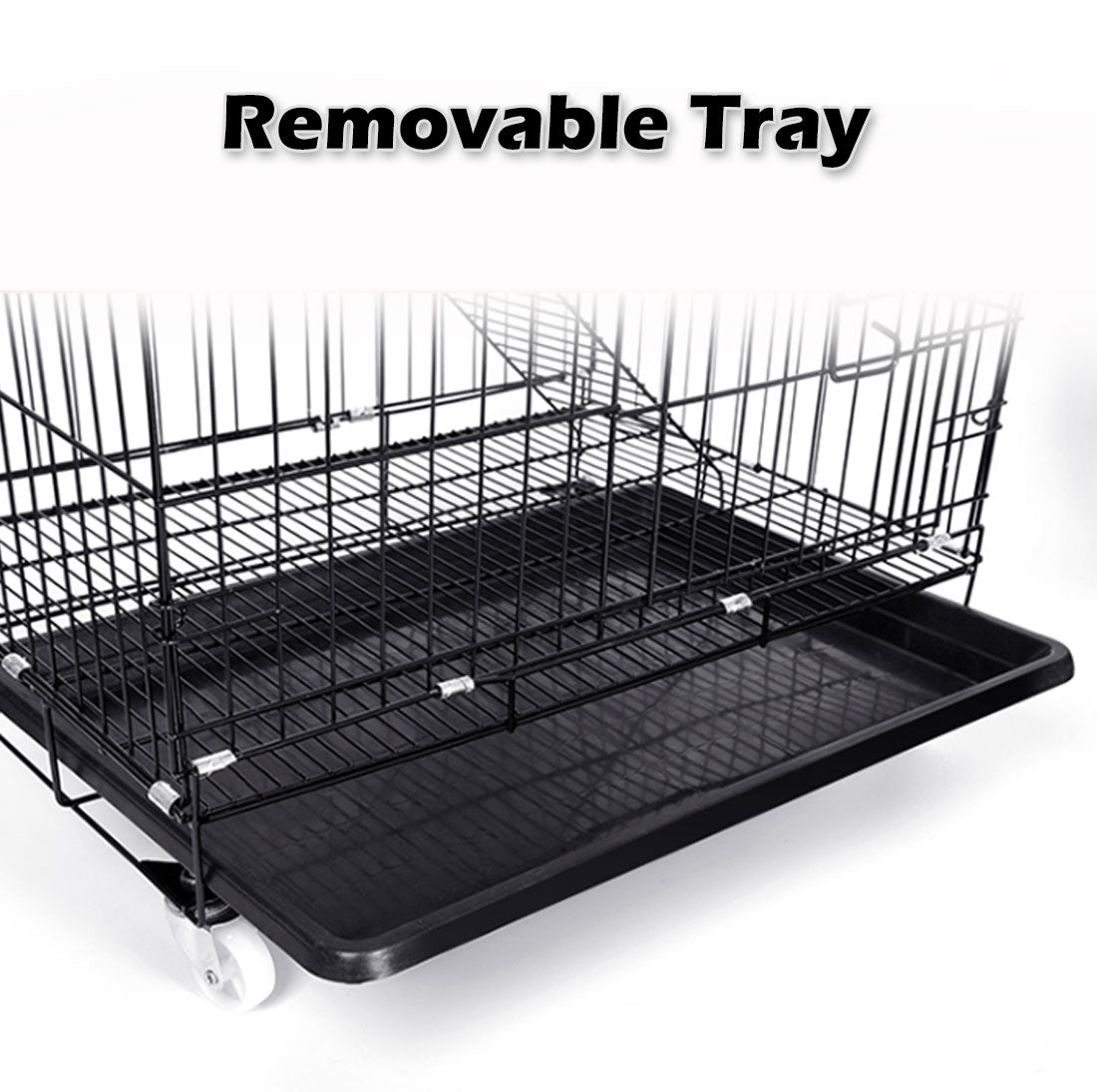 3 Level Small Animal Cage Ferret Rat Hamster Pet Cage Castor L