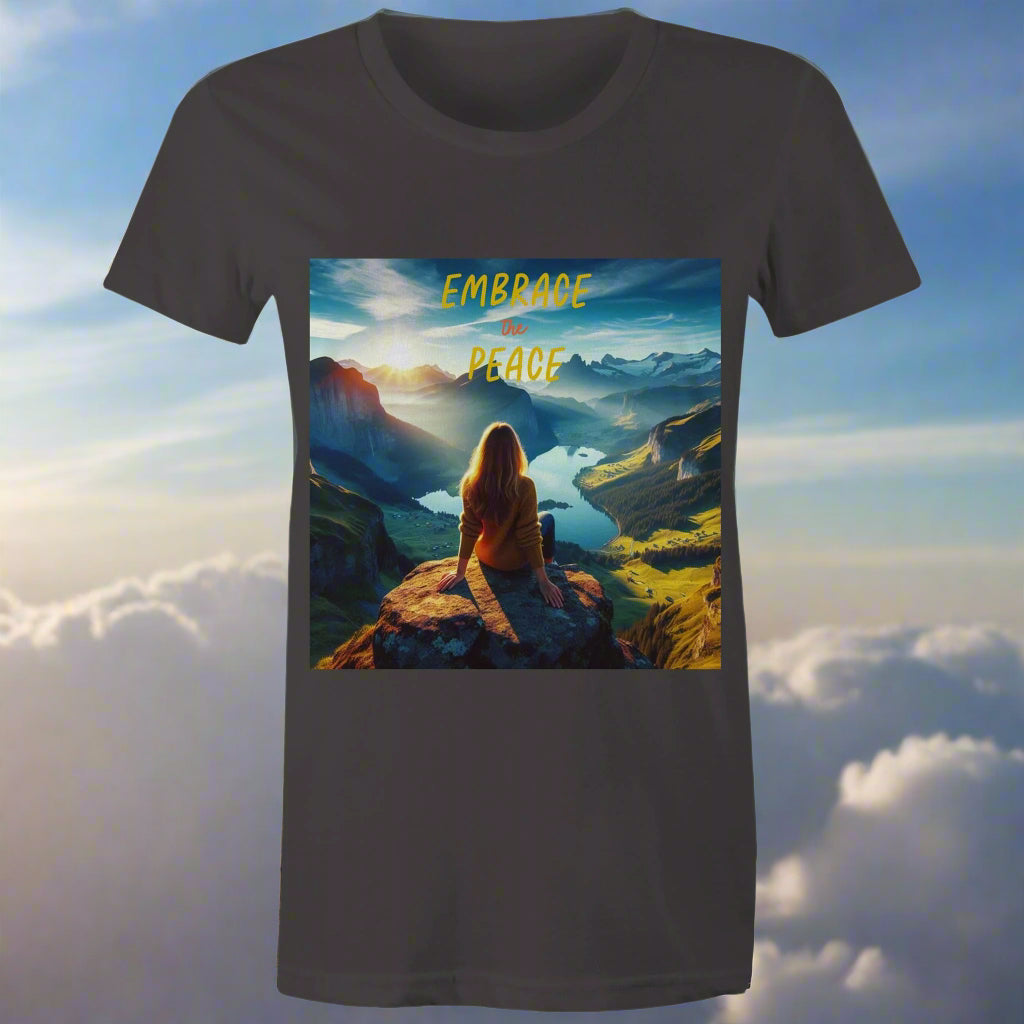 Embrace The Peace - Women's Maple Tee
