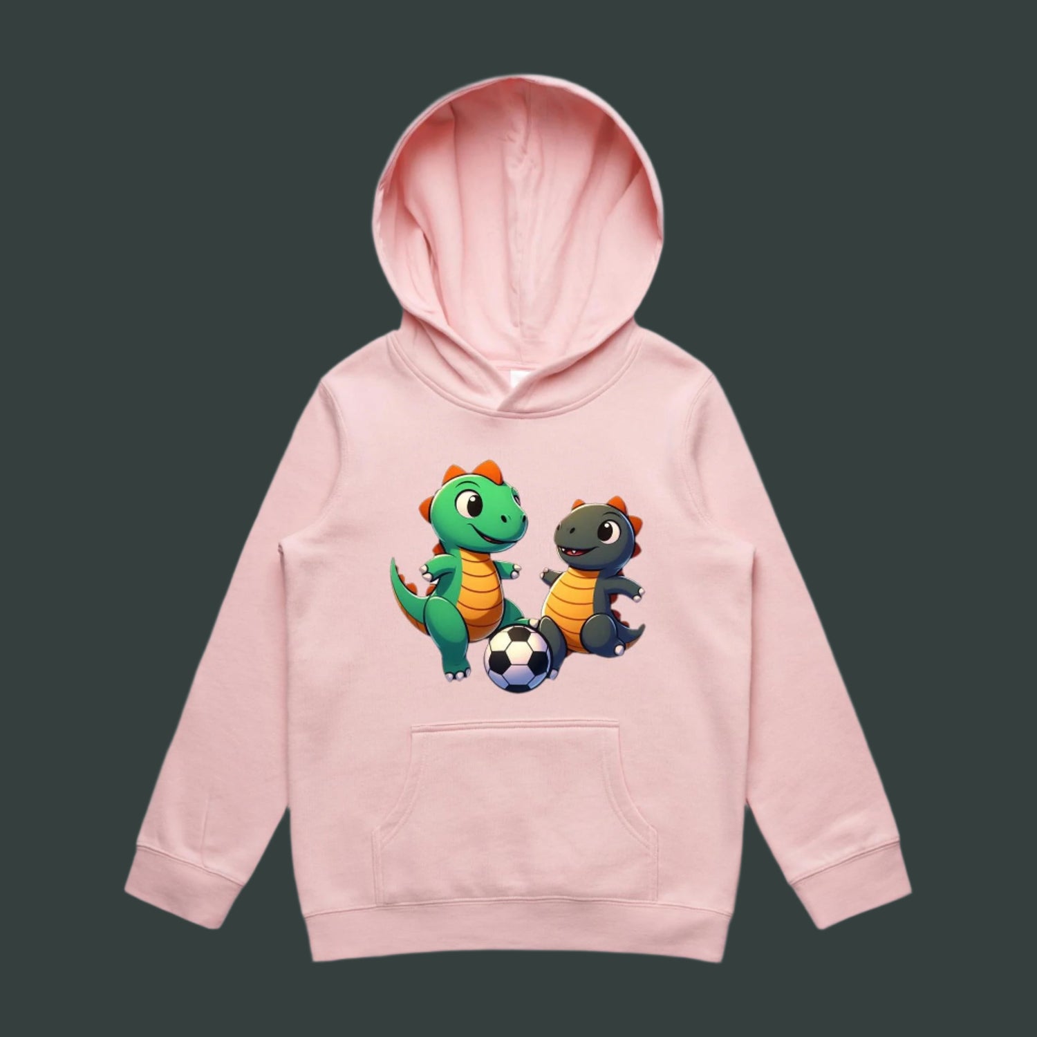 Dinosaur Soccer - Youth Hoodie