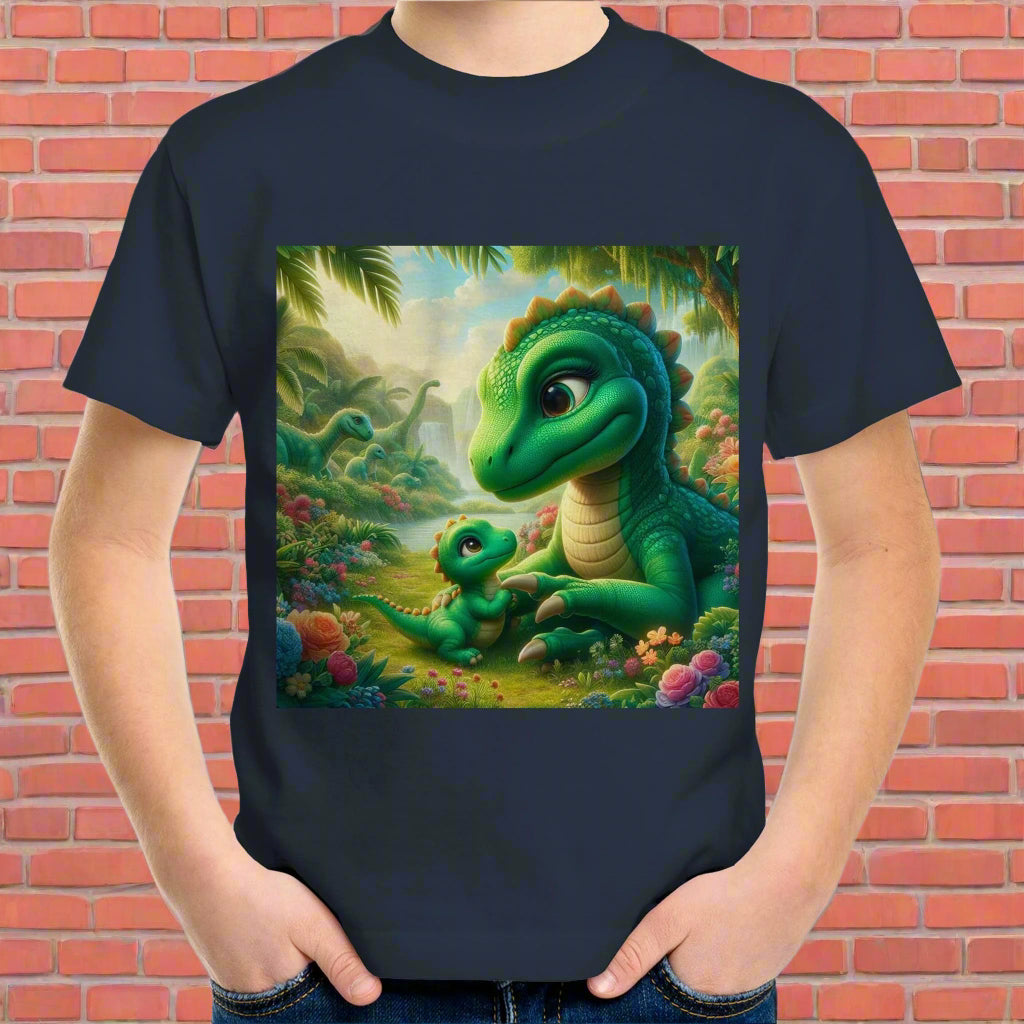 Mummy & Baby Dino Kids Youth T-Shirt