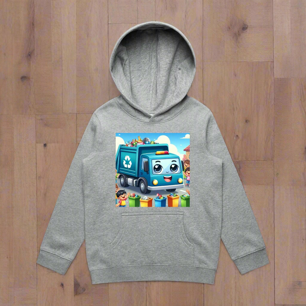 Garbage Truck Youth Hoodie