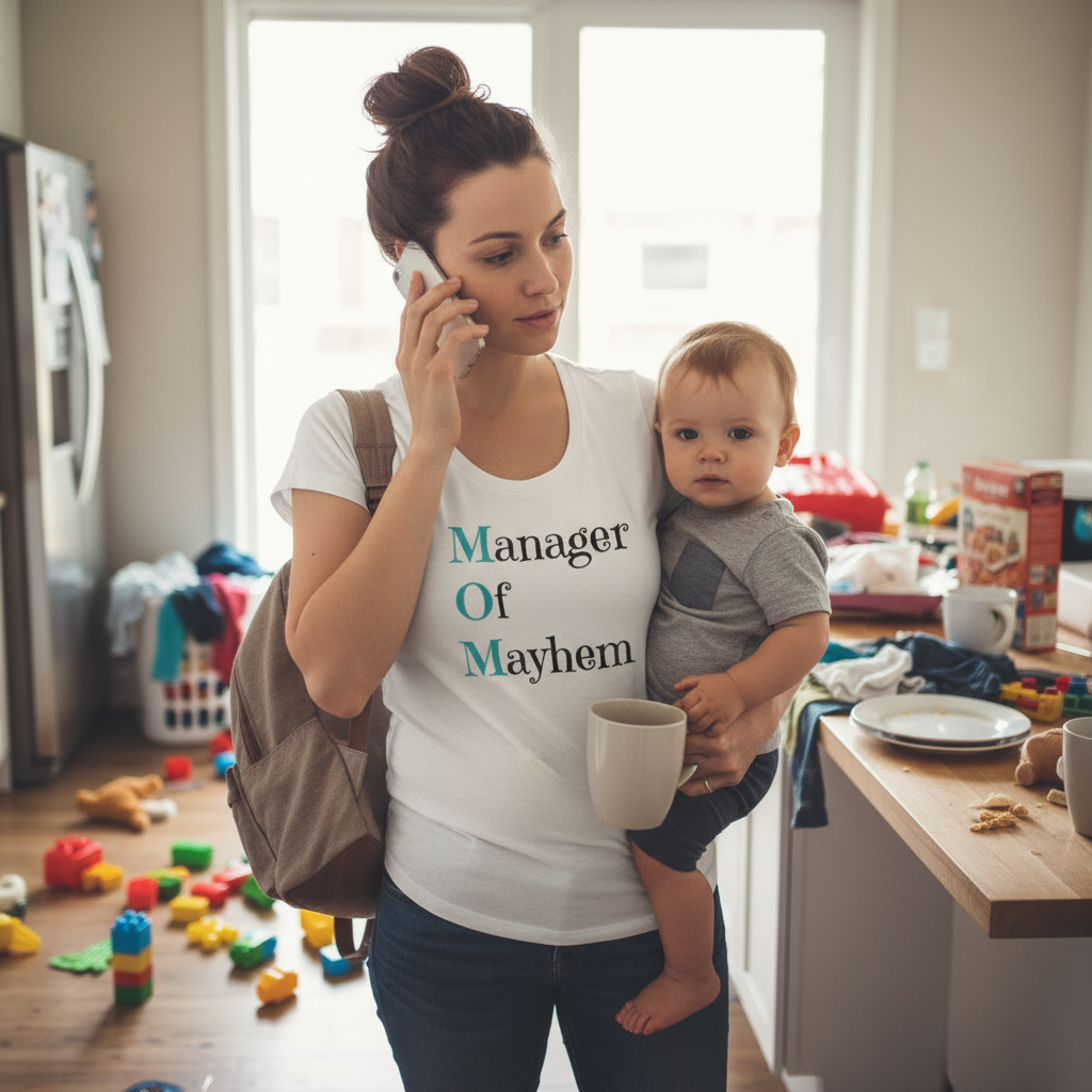 Manager Of Mayhem - Womens Scoop Neck T-Shirt